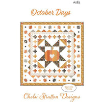 PRESALE October Days Quilt Kit With Birch and Willow by Sherri & Chelsi for Moda Fabrics | Quilt Size 52 1/2” x 52 1/2”