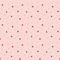Meadow Moments Ladybugs Pink Yardage by Little Forest Atelier for Riley Blake Designs |  C17236-PINK