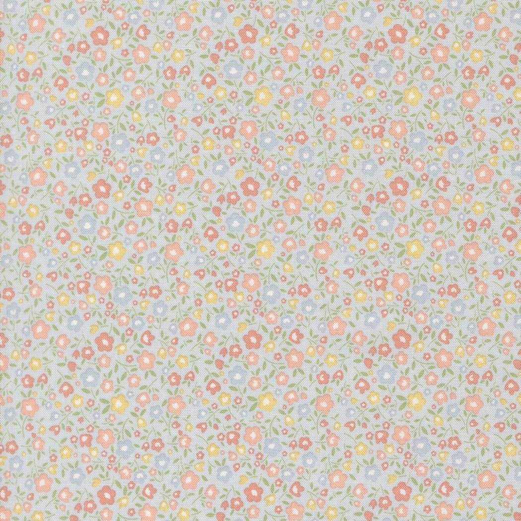 PRESALE Handmade Sweetness Bitty Blossoms Sky Yardage by Heather Briggs of My Sew Quilty Life for Moda Fabrics | 31791 22