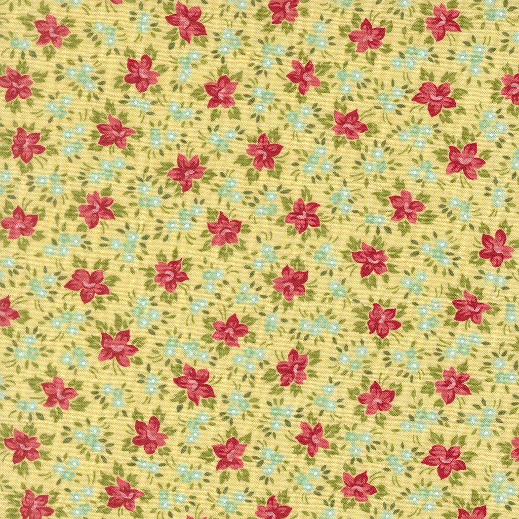 PRESALE Bloomsberry Marylebone Buttermilk Yardage by Camille Roskelley for Moda Fabrics | 55353 12