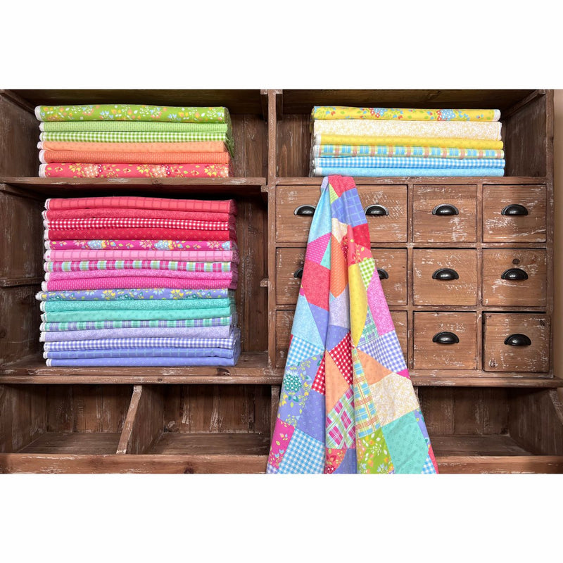 Sherbet Sunshine Flannel Charm Pack 5" by Corey Yoder for Moda Fabrics | 42 Precut 5" Squares