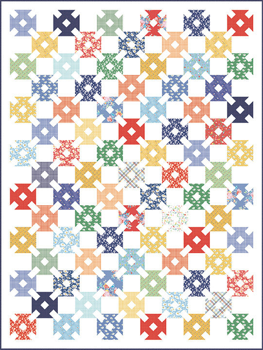 American Jane Darling Dashes Quilt Pattern by American Jane for Riley Blake Designs | P205-DARLINGDASHES