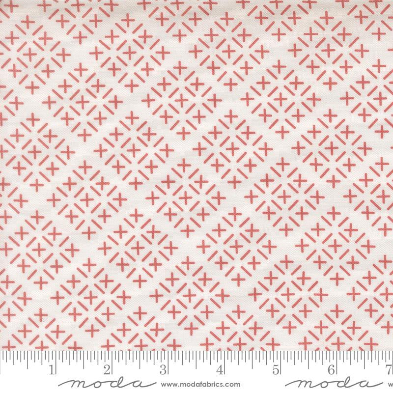 PRESALE Gathered Bonbons Chicken Scratch Blush Yardage by Jen Kingwell for Moda Fabrics | 18302 11