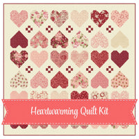 PRESALE Heartwarming Custom Quilt Kit With Je T'aime by Stacy Iest Hsu for Moda Fabrics | Quilt Size 52” x 52”