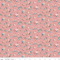 Mary Catherine Ditsy Floral Mellow Rose Yardage by Amy Smart for Riley Blake Designs | C16703-MELLOWROSE