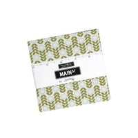 Main Street Charm Pack by Sweetwater for Moda Fabrics | 55640PP | Precut Fabric Bundle 5" Squares