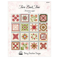 Turn Back Time Custom Quilt Kit With Sallys Stitches by Betsy Chutchian | An Heirloom Sampler | Quilt Size 81" x 81"