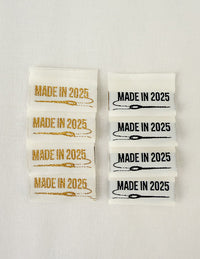 Minki Kim Made in 2025 Woven Labels | 8 Woven Labels | P178-SIWL3