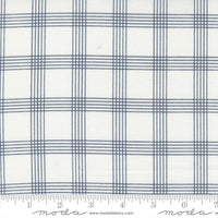Nantucket Summer Plaid Cream Navy Yardage by Camille Roskelley for Moda Fabrics | 55262 11