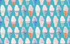 PRESALE Best Day Ever Ice Cream Metallic Turquois Yardage by Melody Miller for Ruby Star Society | RS0105 17M