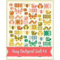 PRESALE Busy Backyard Quilt Kit Boxed With Popcorn by Elizabeth Hartman for Moda Fabrics | KIT51280