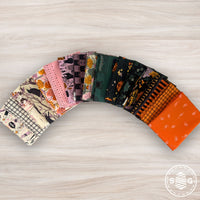 Ghostly & Haunted Custom Fat Quarter Bundle by Art Gallery Fabrics | 100% Premium Cotton Fabric | 16 Fat Quarters