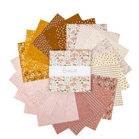 Blush 'n Butterscotch 10" Stacker by Simple Simon & Company for Riley Blake Designs | 42 Precut 10" Squares | 10-15590-42