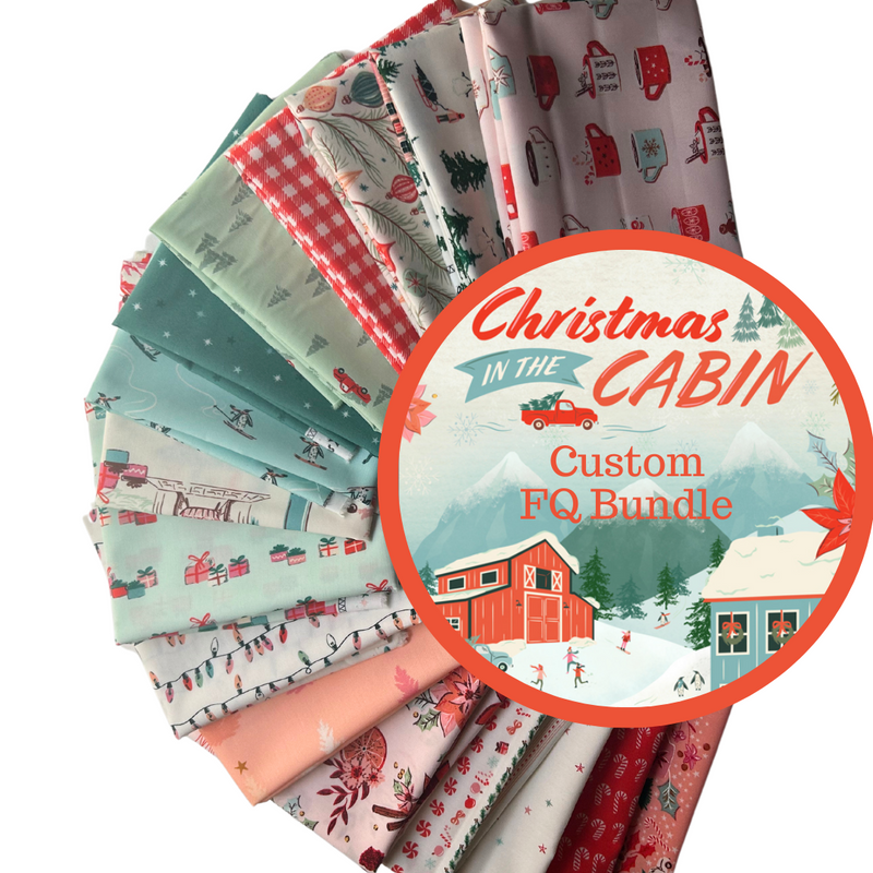 Christmas in the Cabin Fat Quarter Bundle by Art Gallery Fabrics |  Custom FQ Bundle | 16 FQs