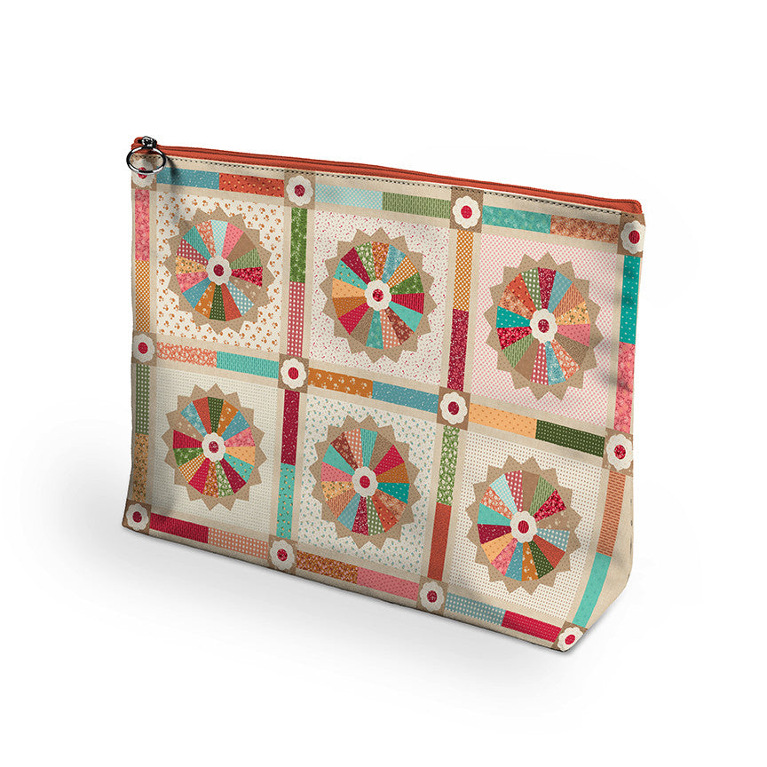 PRESALE Baked With Love Vinyl Project Bag by Lori Holt of Bee in My Bonnet | ST-50225