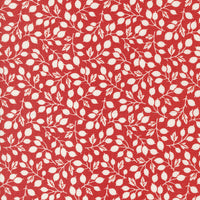 Portofino Olive Branch Pomegranate Yardage by Fig Tree & Co for Moda Fabrics | 35393 16