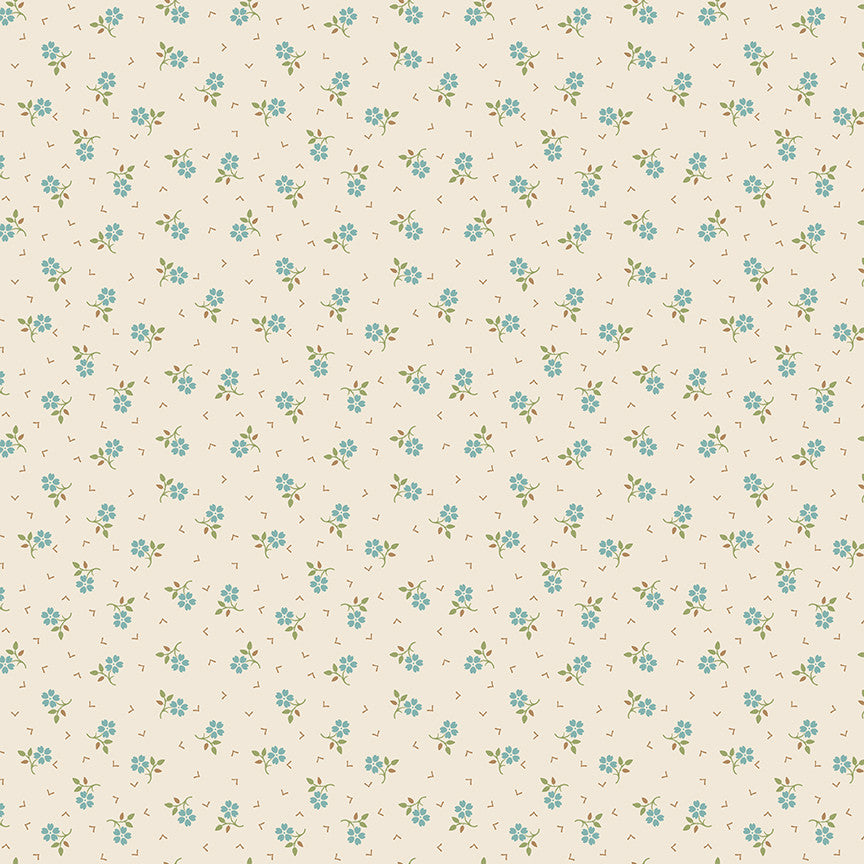 PRESALE Baked With Love Thankful Wedgewood Yardage by Lori Holt of Bee in My Bonnet | C17796-WEDGEWOOD