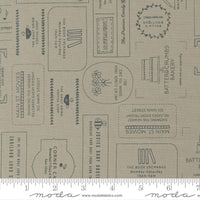 Main Street Taupe The Shops Yardage by Sweetwater for Moda Fabrics | 55640 24