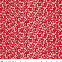 PRESALE Radiant Ruby Leaves Schoolhouse Yardage by Dani Mogstad for Riley Blake Designs | C17263-SCHOOLHOUSE