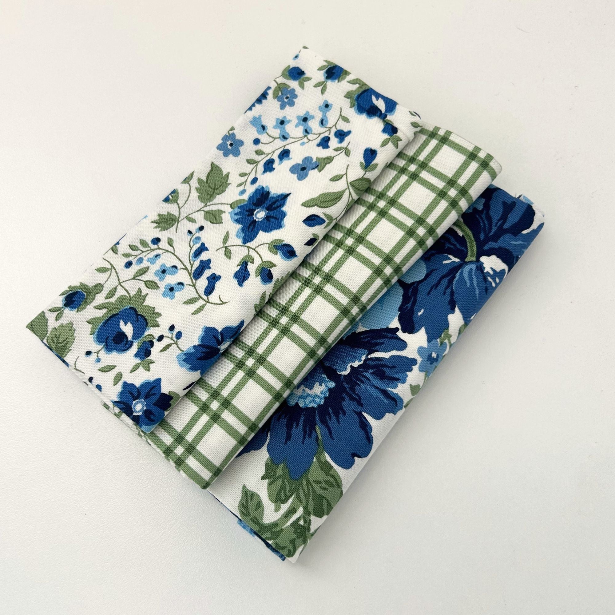 Blueprint Custom Fat Quarter Bundle Green by Camille Roskelley for Moda Fabrics | 3 FQs | Curated Bundle