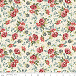Bellissimo Gardens Cream Floral Yardage by My Mind's Eye for Riley Blake Designs |C13831 CREAM