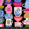 PRESALE Hello Alice Tea Party Black Yardage by Sarah Watts for Ruby Star Society | RS2122 13