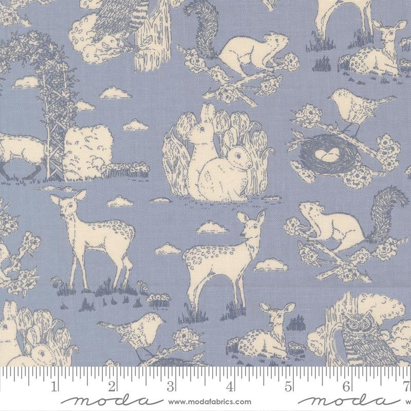PRESALE My Secret Garden Garden Toile Dusk Yardage by Stacy Iest Hsu for Moda Fabrics | 20983 22
