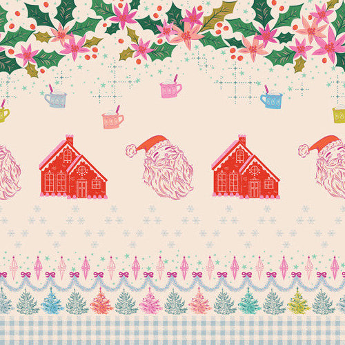 PRESALE Christmas in Color North Pole Parade Panel by Art Gallery Fabrics | CMC-25415