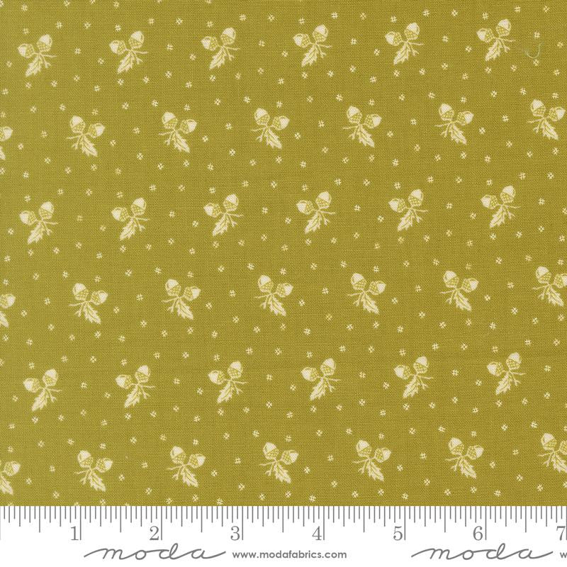 PRESALE Butternut and Sage Acorn Medley Sage Yardage by Fig Tree & Co for Moda Fabrics | 35445 13