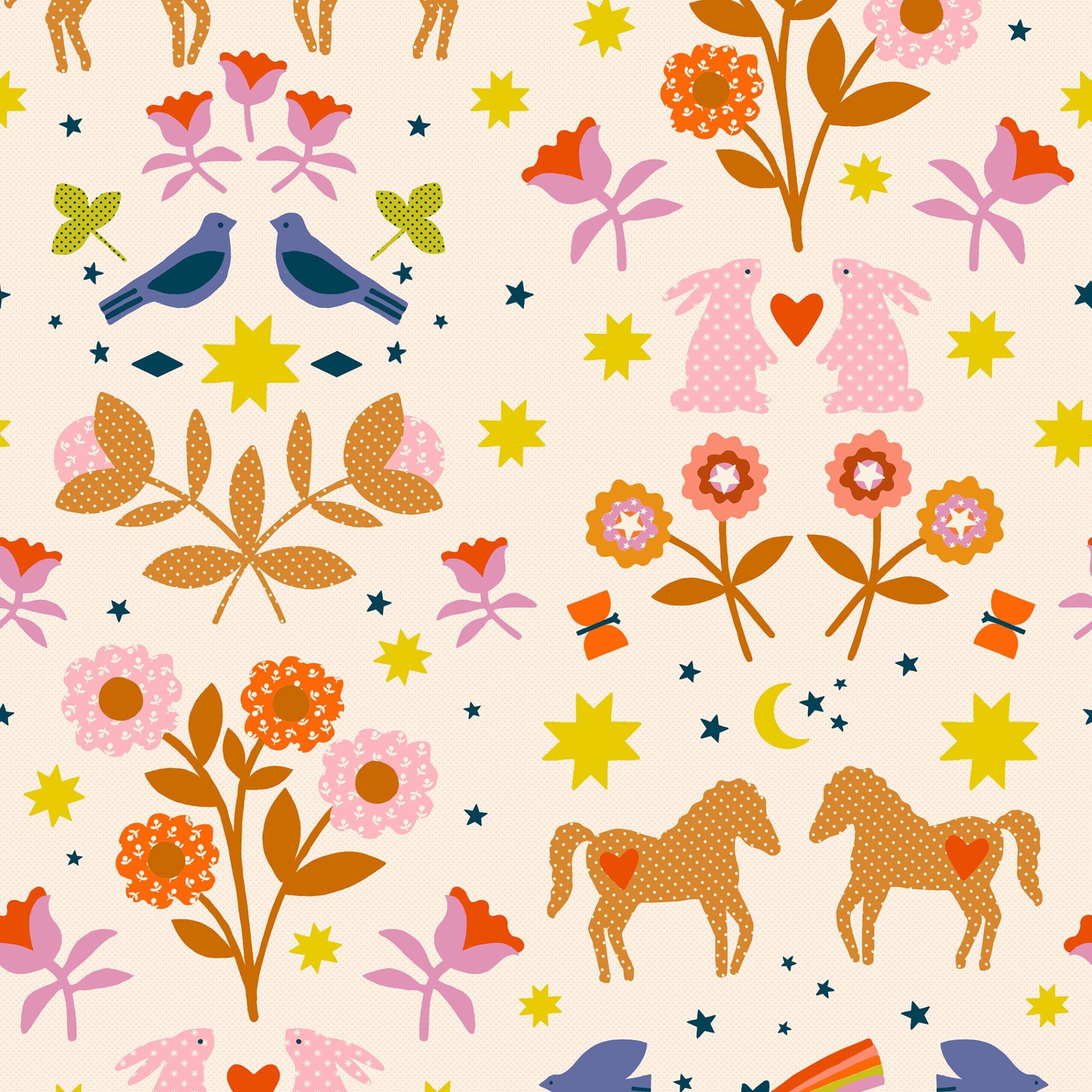 Mystic Fable Natural Yardage by Alexia Abegg for Ruby Star Society | RS4144 11