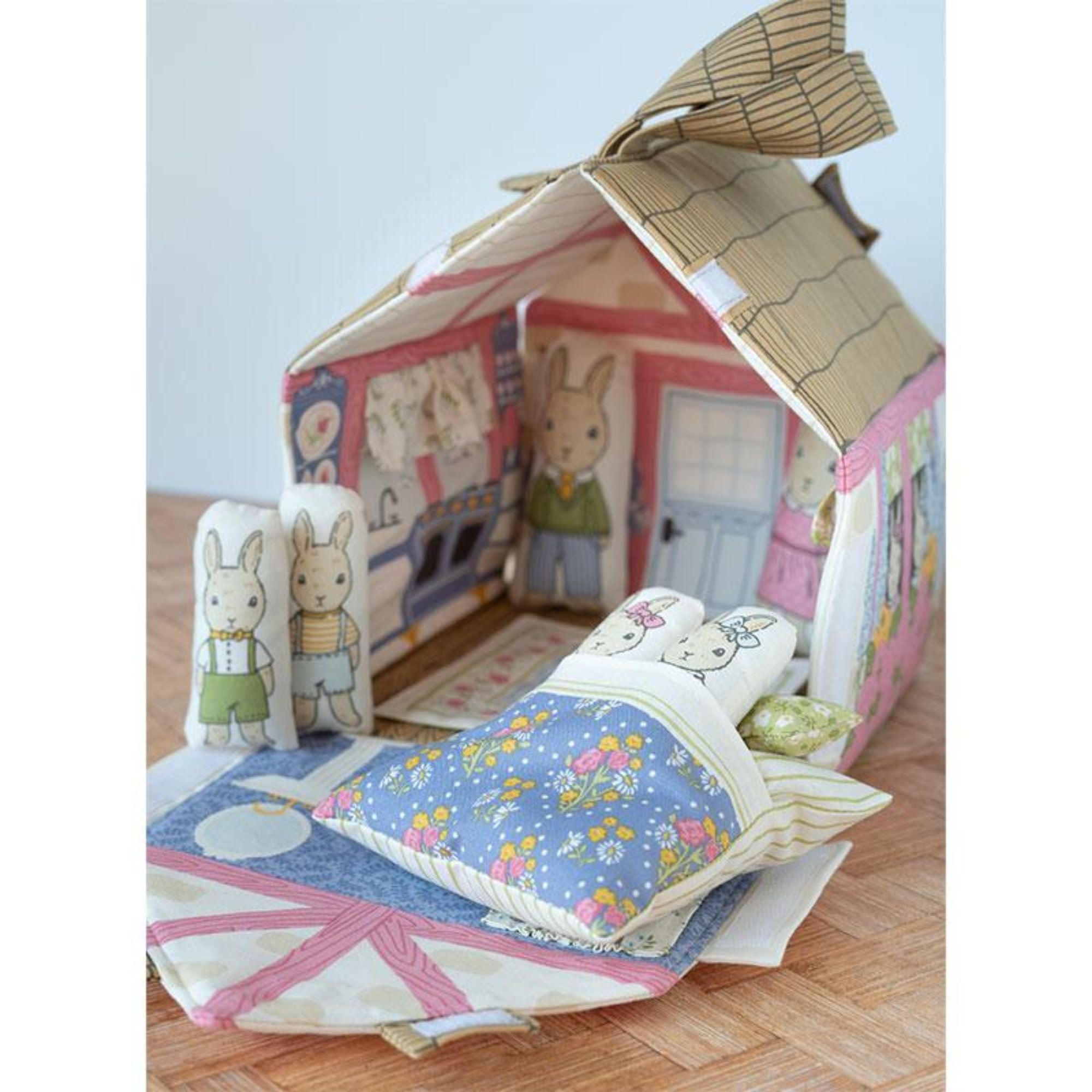 PRESALE My Secret Garden Garden Bunny Cottage Panel Cloud by Stacy Iest Hsu for Moda Fabrics | 20989 11