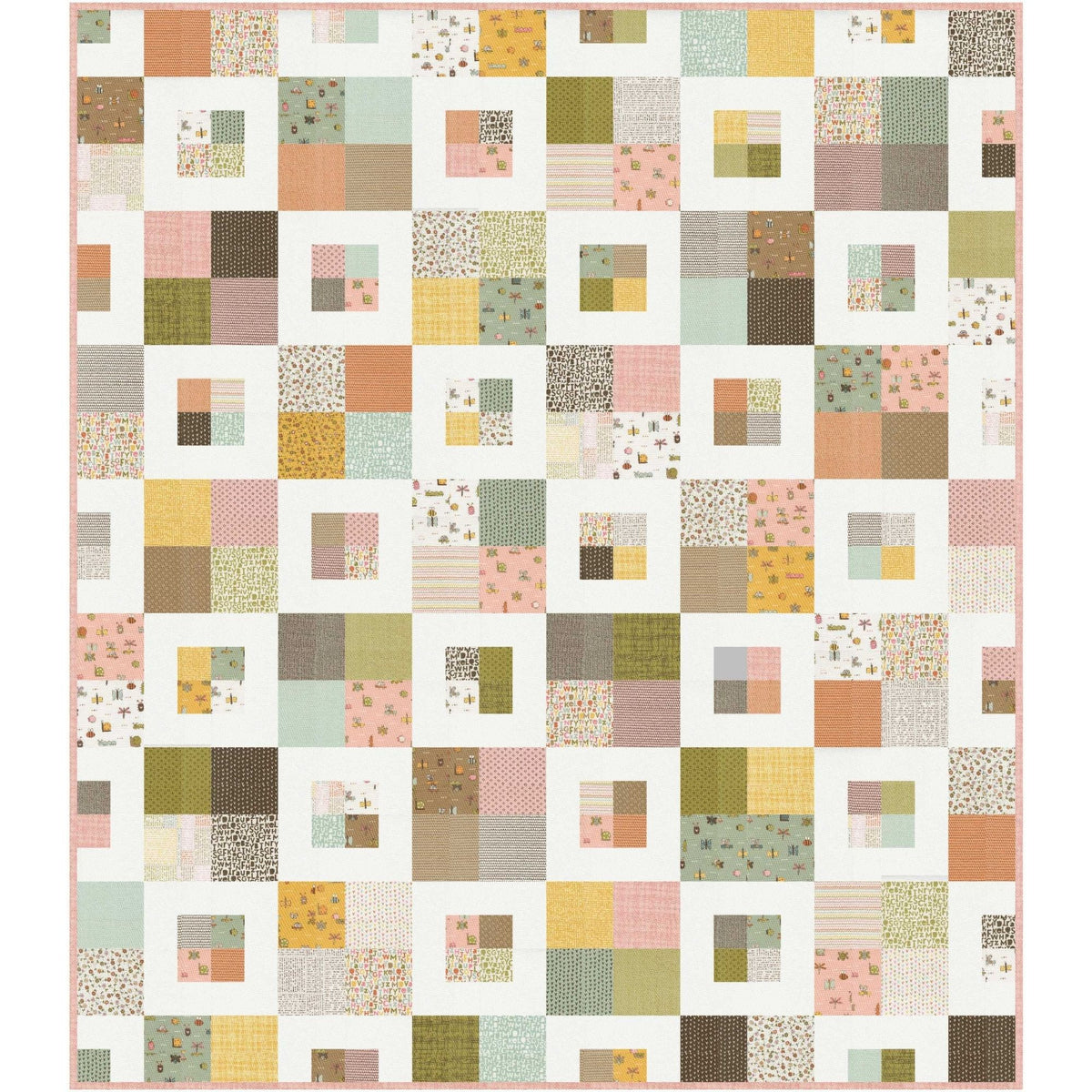 Bridgette Quilt Kit With Bug Collector by Sweetwater for Moda Fabrics | Quilt Size 54" x 64" (Fabric Only)