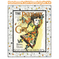 Patchwork Girl Panel Custom Quilt Kit With Scary Scraps by J. Wecker Frisch | Quilt Size 46 1/2" x 55 1/2" | FREE PATTERN