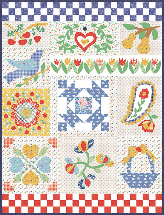 American Jane Sun Sweet Quilt Pattern by American Jane for Riley Blake Designs | P205-SUNSWEET