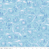 100 Aker Woods Map Sky Yardage by Jill Howarth for Riley Blake Designs | C15171-SKY