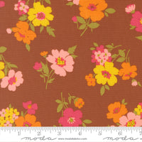 Happy Daze Groovy Garden Rust Yardage by Chloe’s Closet for Moda Fabrics | 33843 20