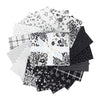 Black Tie Off White Pinstripes Yardage by Dani Mogstad for Riley Blake Designs |C13755 OFFWHITE
