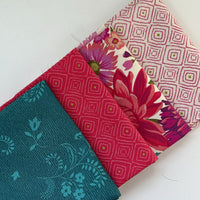 Parlor Custom Fat Quarter Bundle by Crystal Manning for Moda Fabrics | 4 FQs | Curated Bundle