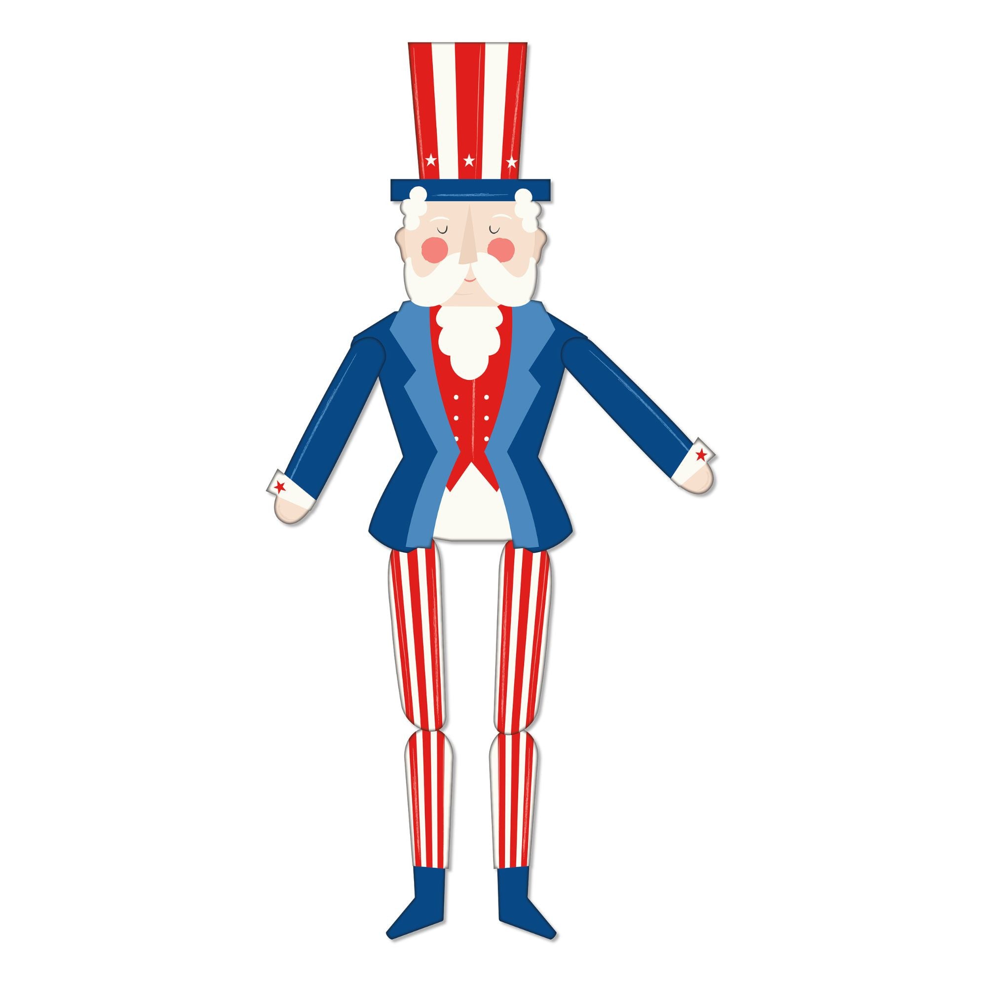 PRESALE Firecracker Uncle Sam Panel by My Mind's Eye for Riley Blake Designs | Panel Size 35 1/2" x 43 1/2" | P17206-PANEL