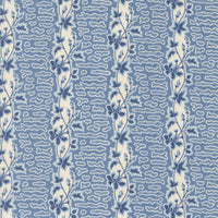 Sallys Stitches Honey Stripes Prussian Blue Yardage by Betsy Chutchian for Moda Fabrics | 31712 13