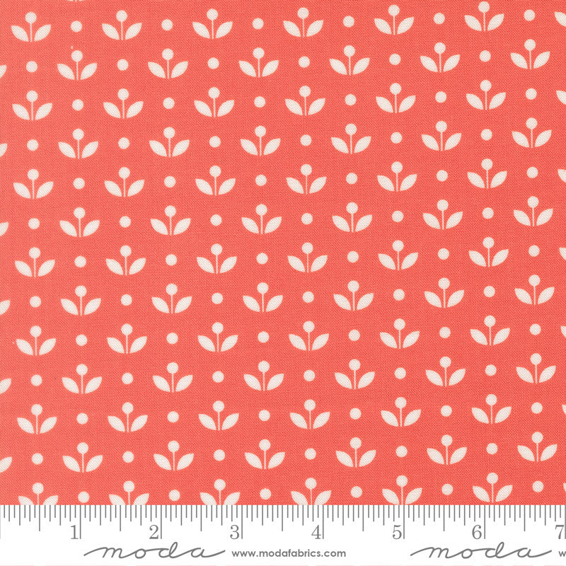 PRESALE Bloomsberry Mayfair Nantucket Red Yardage by Camille Roskelley for Moda Fabrics | 55357 17