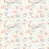 Frank and Friends Halloween Icons Cloud Yardage by My Mind's Eye for Riley Blake Designs | C17476-CLOUD