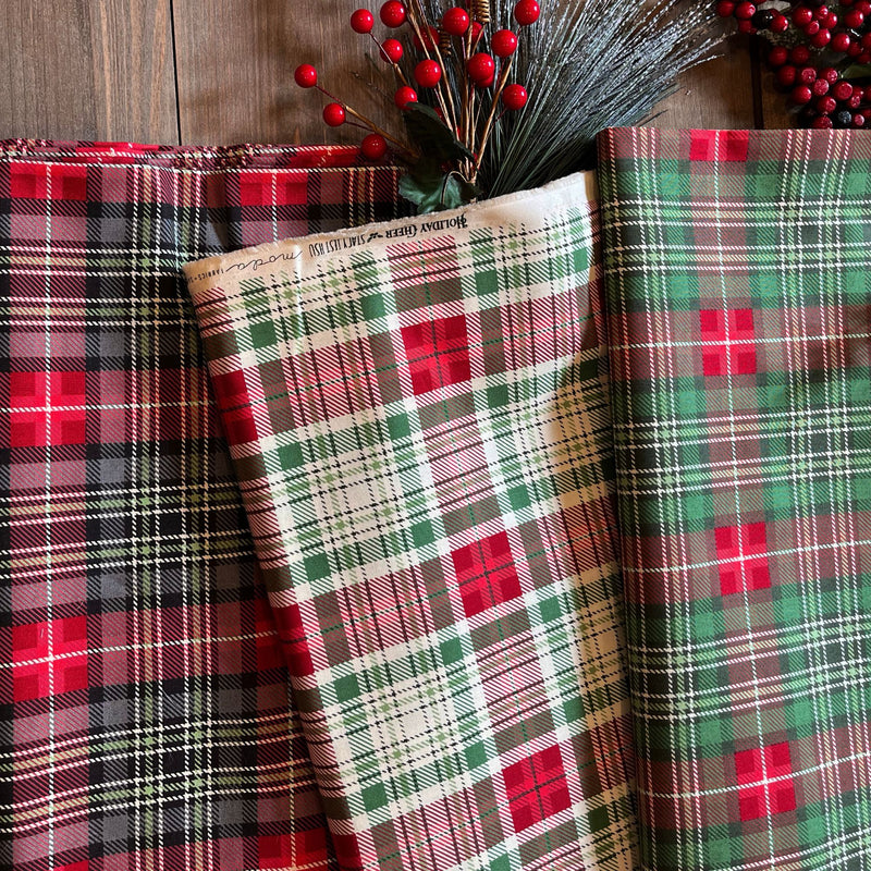 PRESALE Holiday Cheer Custom Fat Quarter Bundle Christmas Plaids by St ...