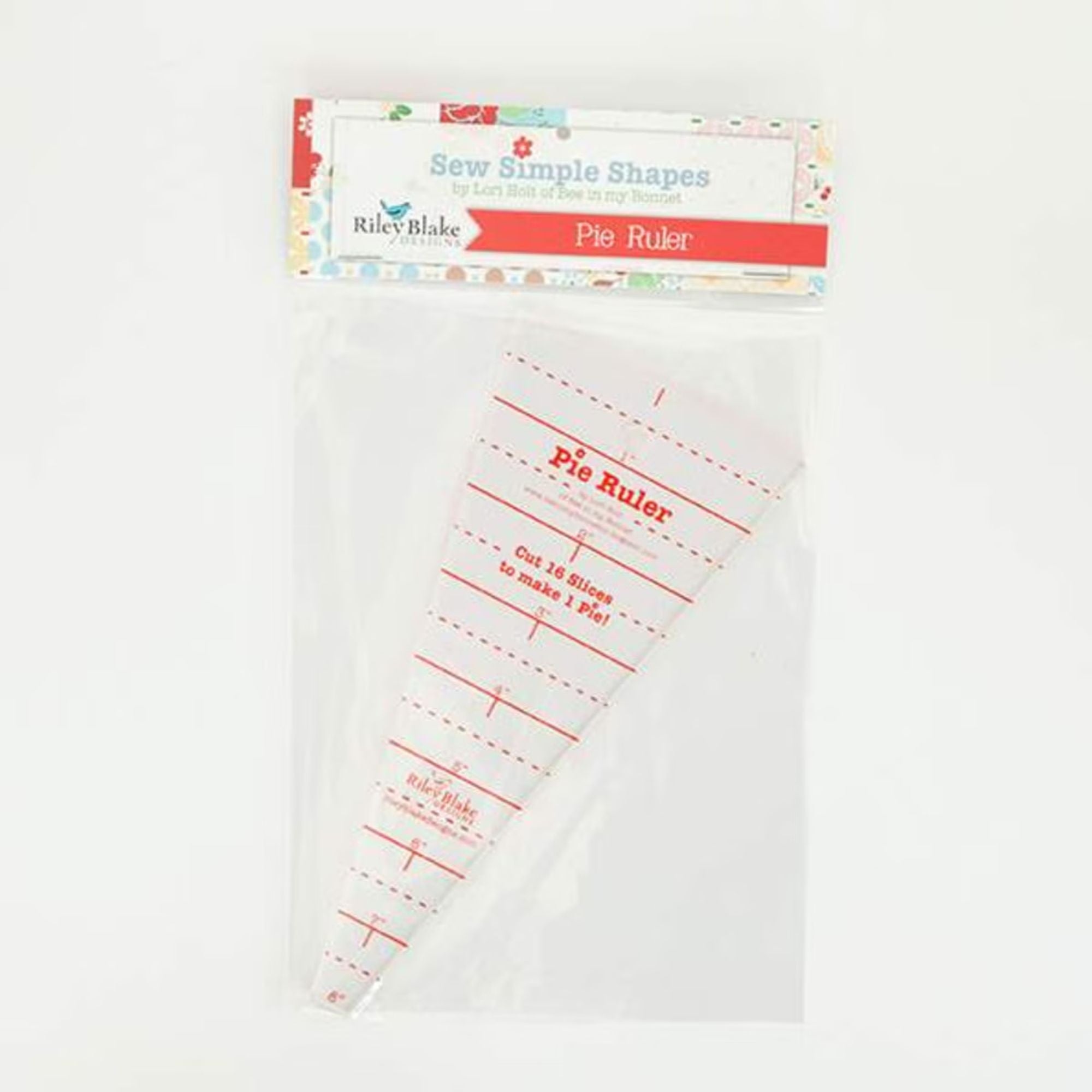 PRESALE Lori Holt Pie Ruler 8" Bee in My Bonnet | ST-4815