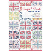 Regent Street Union Jacks Custom Quilt Kit With Mary Catherine by Amy Smart for Riley Blake Designs | Quilt Size 66" x 80"