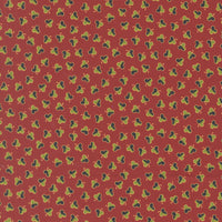 Sallys Stitches Clover Turkey Red Yardage by Betsy Chutchian for Moda Fabrics | 31713 12