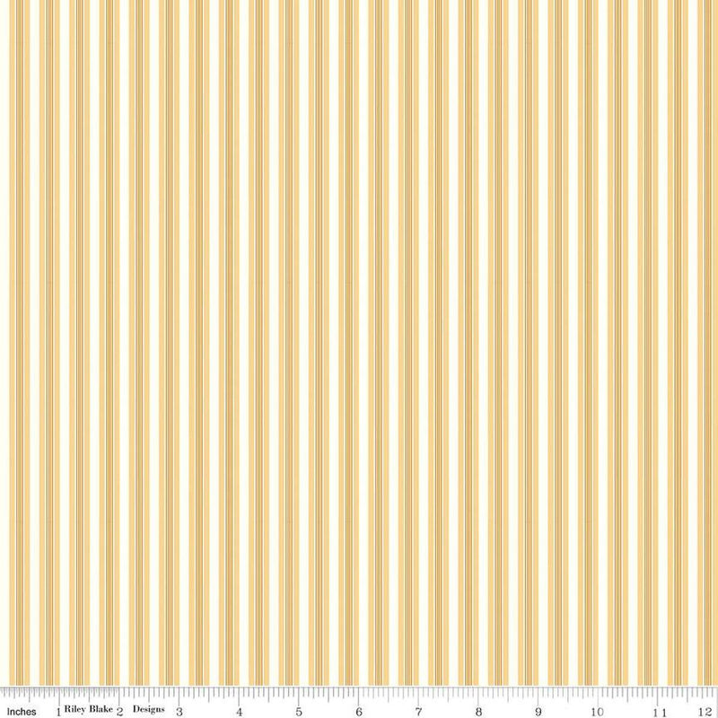 Melody Stripes Beehive Yardage by Beverly McCullough for Riley Blake Designs | C15146-BEEHIVE