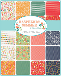 Raspberry Summer Spring Berries Cloud Yardage by Sherri & Chelsi for Moda Fabrics | 37690 11