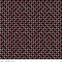 Barbie Vintage Sparkle Dots Black Yardage by Riley Blake Designs | C16894-BLACK