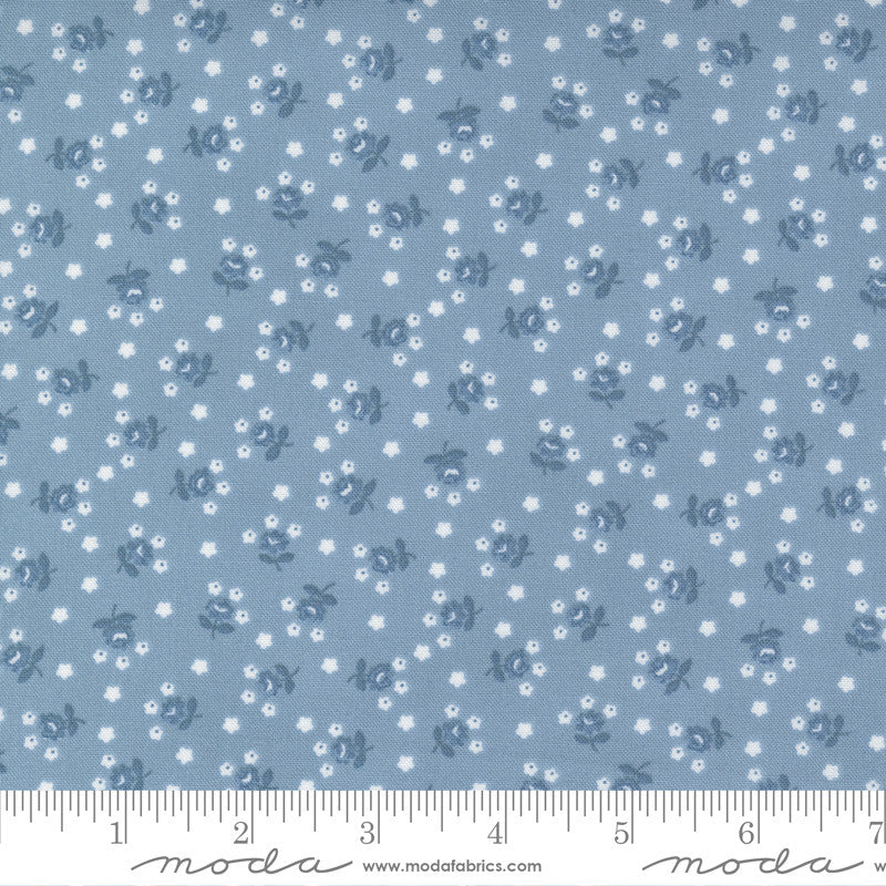 Nantucket Summer Fairground Light Blue Yardage by Camille Roskelley for Moda Fabrics | 55266 24